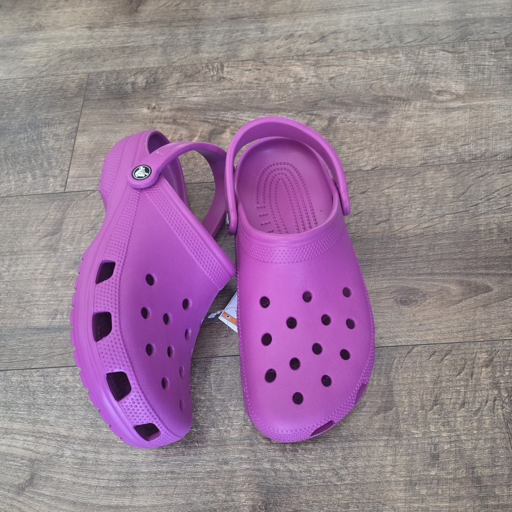 New Crocs Purple Clogs Women Size 10